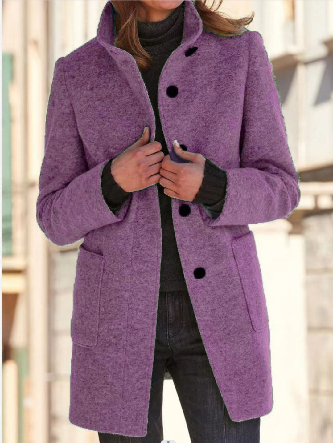 Dixie | Women's Collared Pockets Office Coat