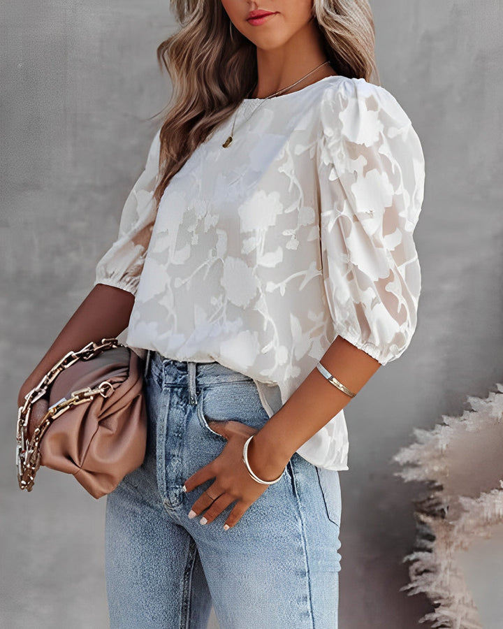Kinvara | Women Floral Texture Blouse