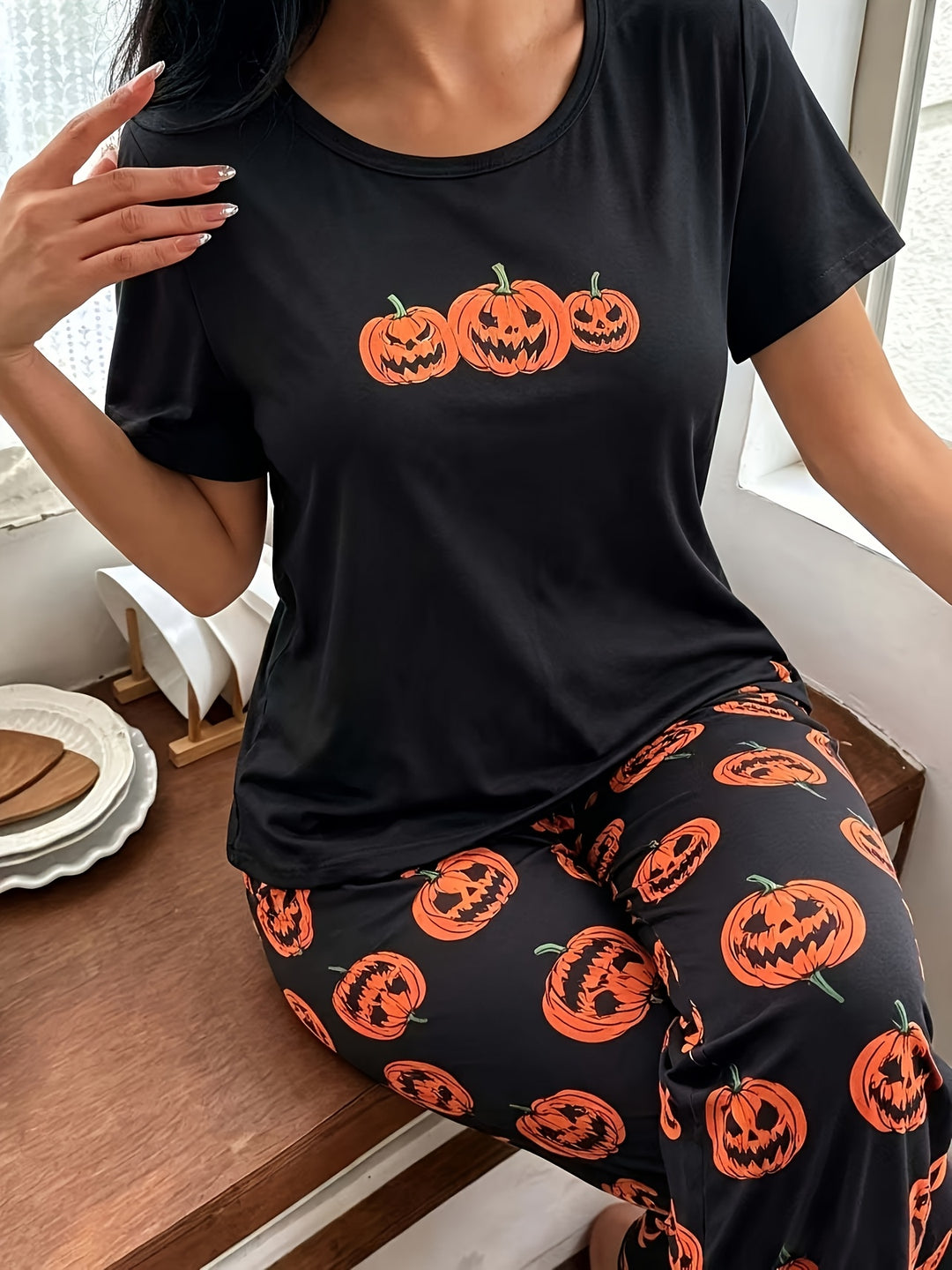Quincy | Women's Cotton Office Pajama Set