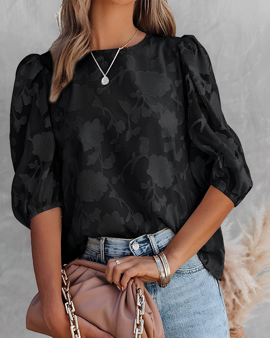 Kinvara | Women Floral Texture Blouse