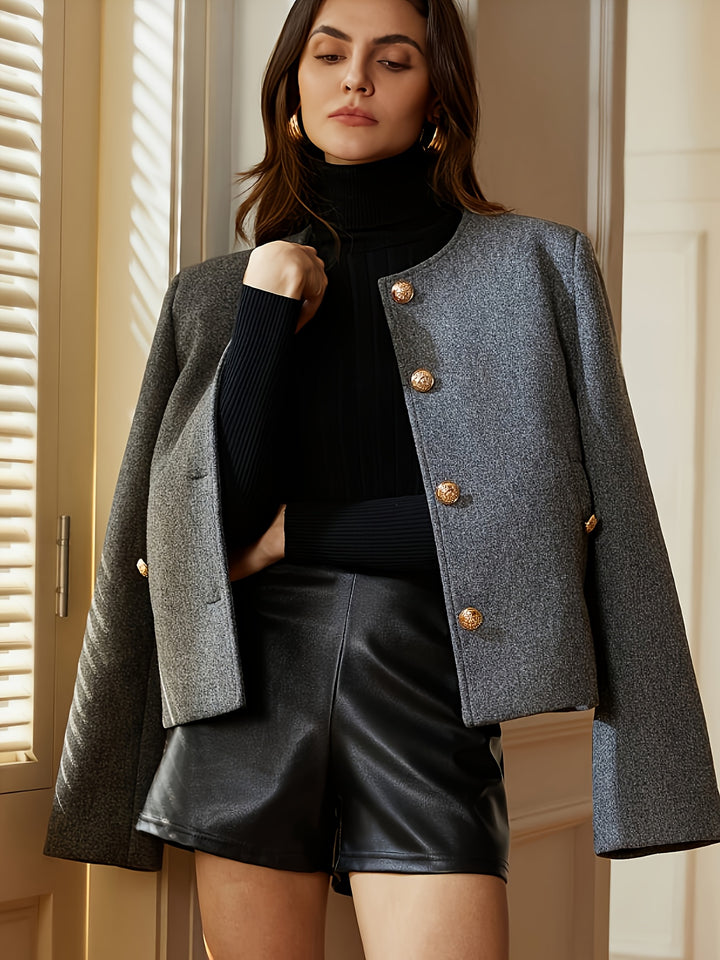 Linda | Women's Gray Casual Coat