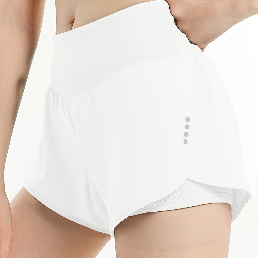 Julianna | Women's High Waisted Office Breathable Shorts