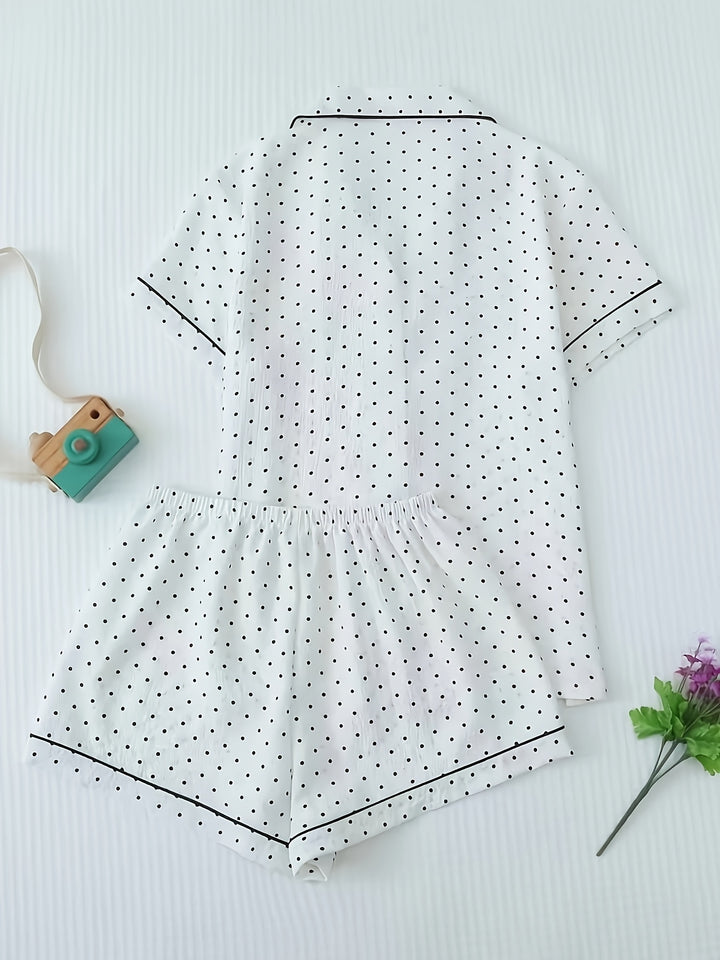 Marlee | Women's Polka Dot Casual Pajama Set