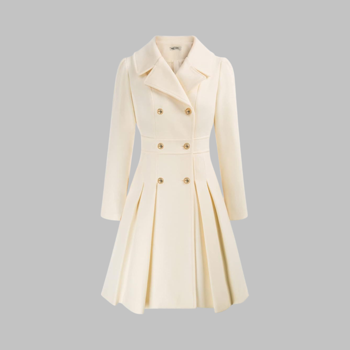 Dami | Women's Fit and Flare Double-Breasted Coat