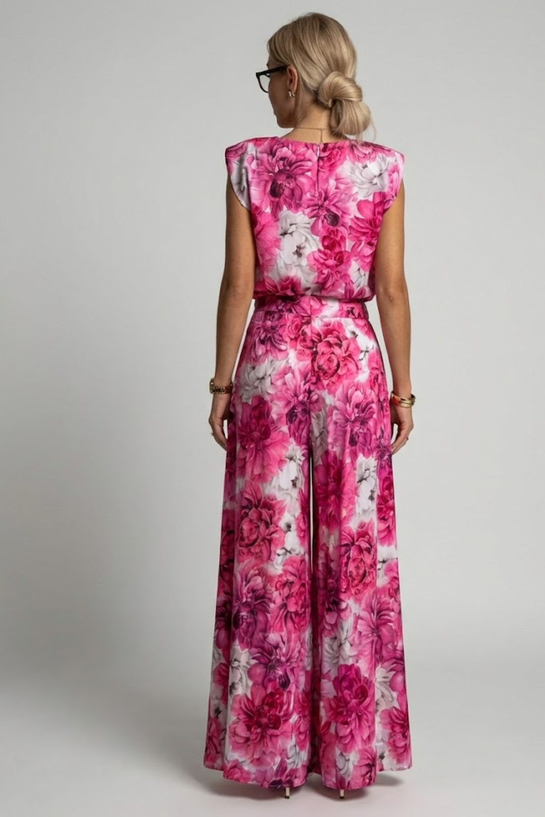 Muriel | Women Pleated Wide Leg Two Piece Set