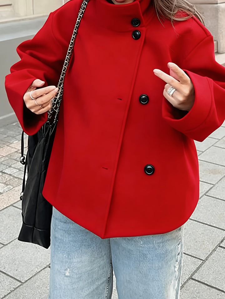 Willow | Women's Long Sleeve Button Front Casual Coat