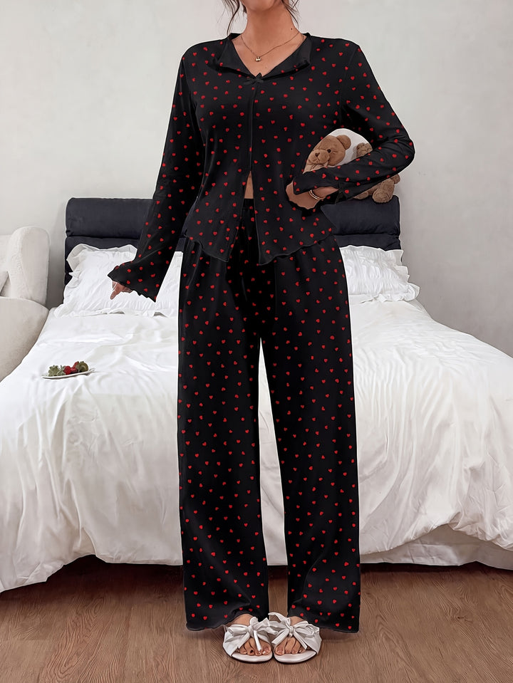 Jimena | Women's Cotton Button Front Casual Pajama Set