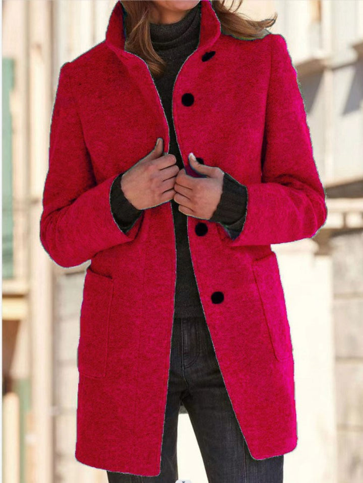Dixie | Women's Collared Pockets Office Coat