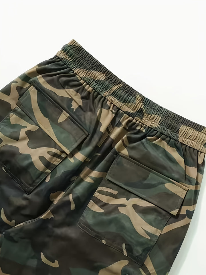 Stylish Camo Cargo Pants for Women with Plus Size Cute Casual Style