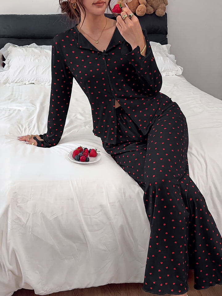 Jimena | Women's Cotton Button Front Casual Pajama Set