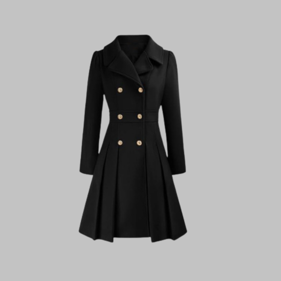 Dami | Women's Fit and Flare Double-Breasted Coat
