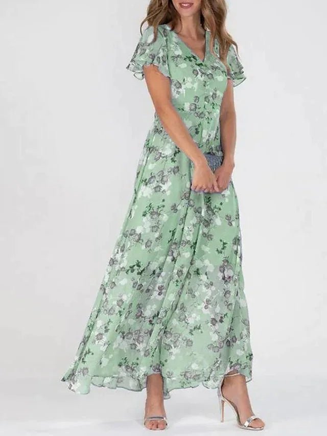Clara | Women's Floral Maxi Dress