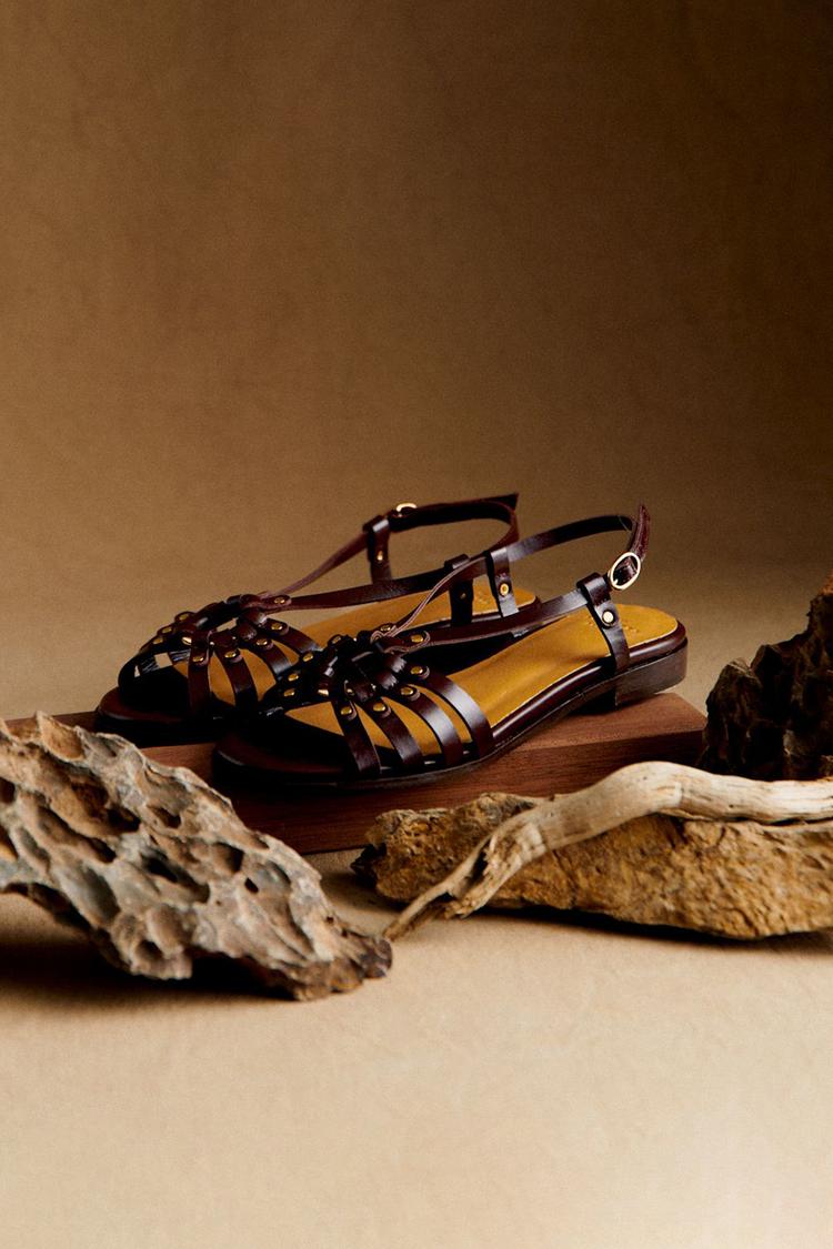 Thalia | Women Studded Flat Sandals