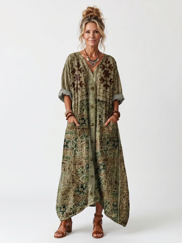 Estella | Women Boho Oversized Maxi Dress