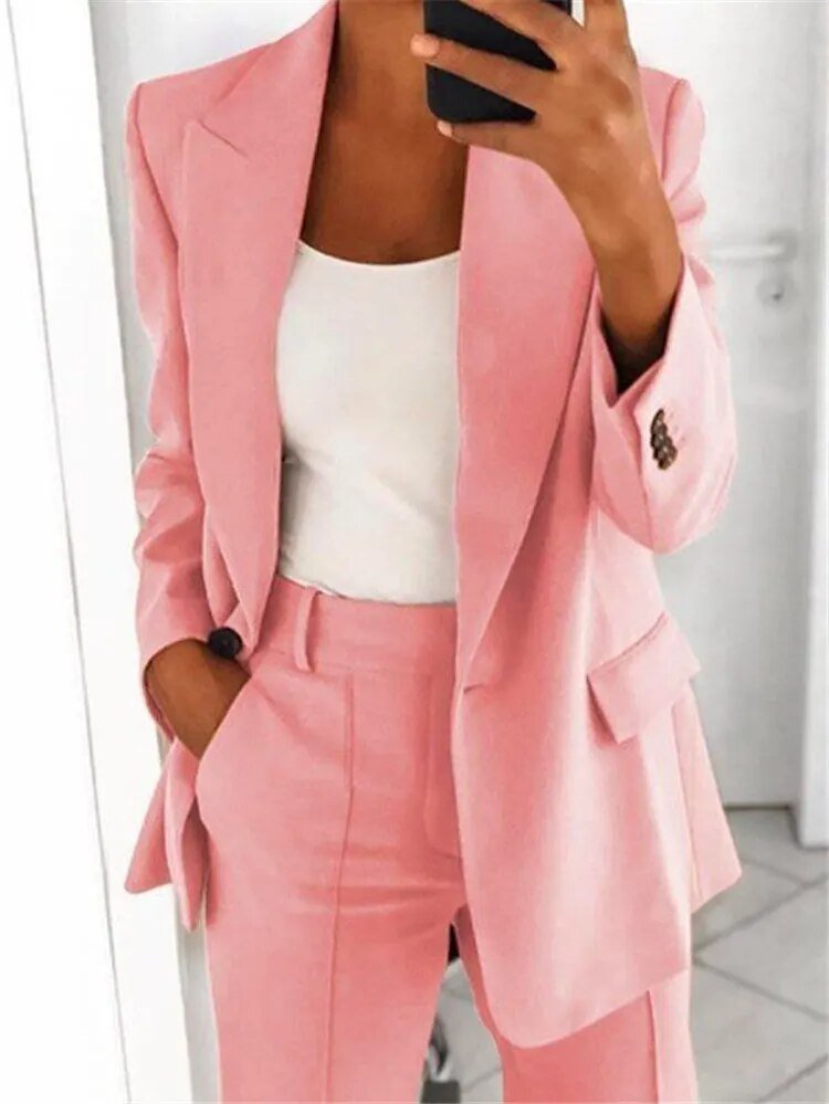 Anwen | Women's Tailored Blazer Pant Set