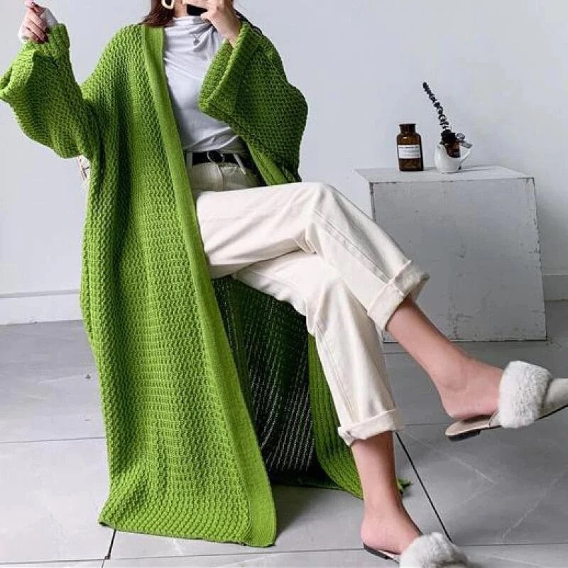 Vivien | Women Open Knit Duster Cardigan
