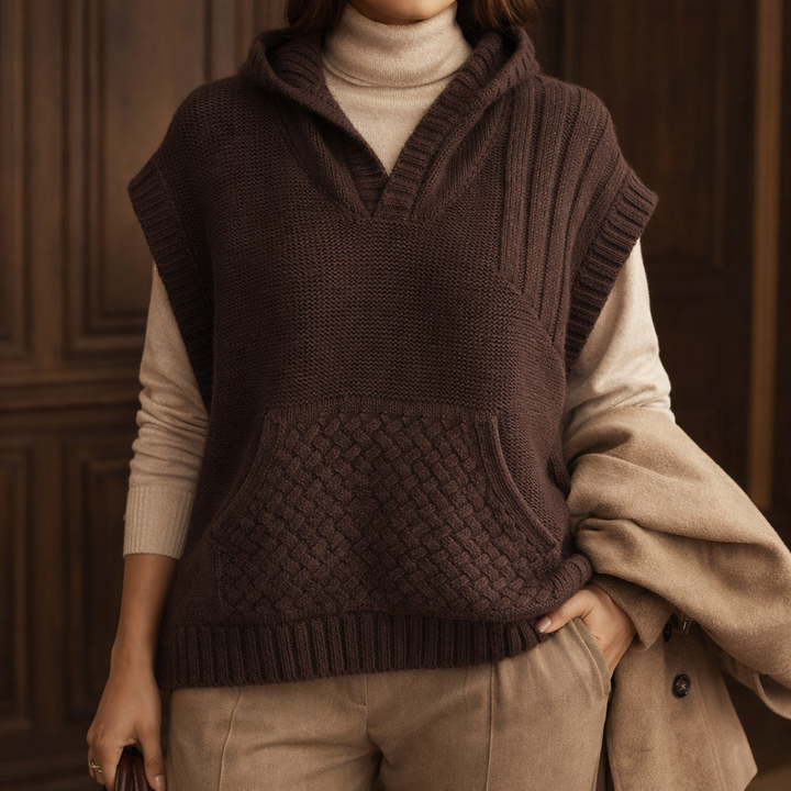 Asenath | Women Pocket Sweater Vest