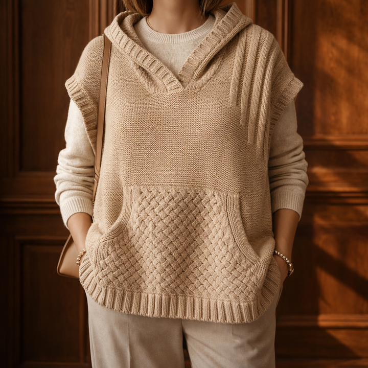 Asenath | Women Pocket Sweater Vest