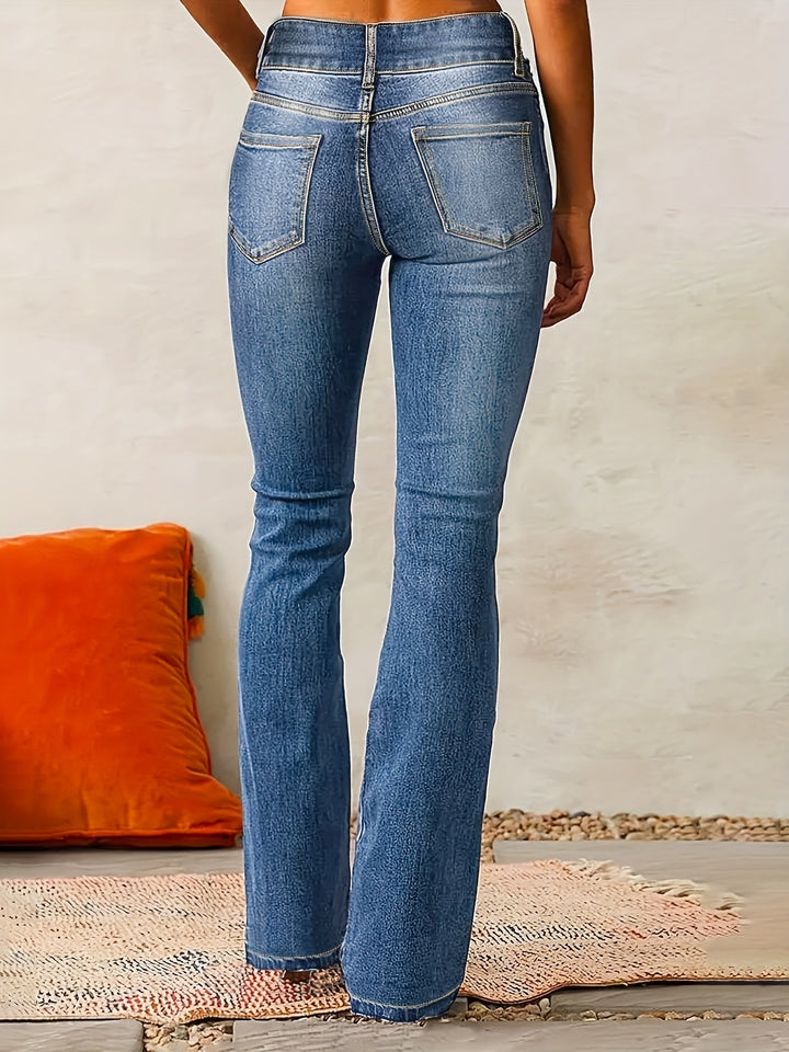 Cecilia | Women's Denim Wide Leg Casual Relaxed Jeans