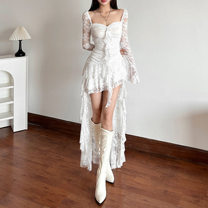 Cornelia | Women Lace High Low Cocktail Dress