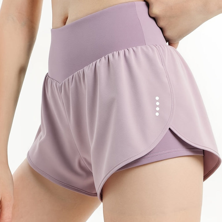 Julianna | Women's High Waisted Office Breathable Shorts