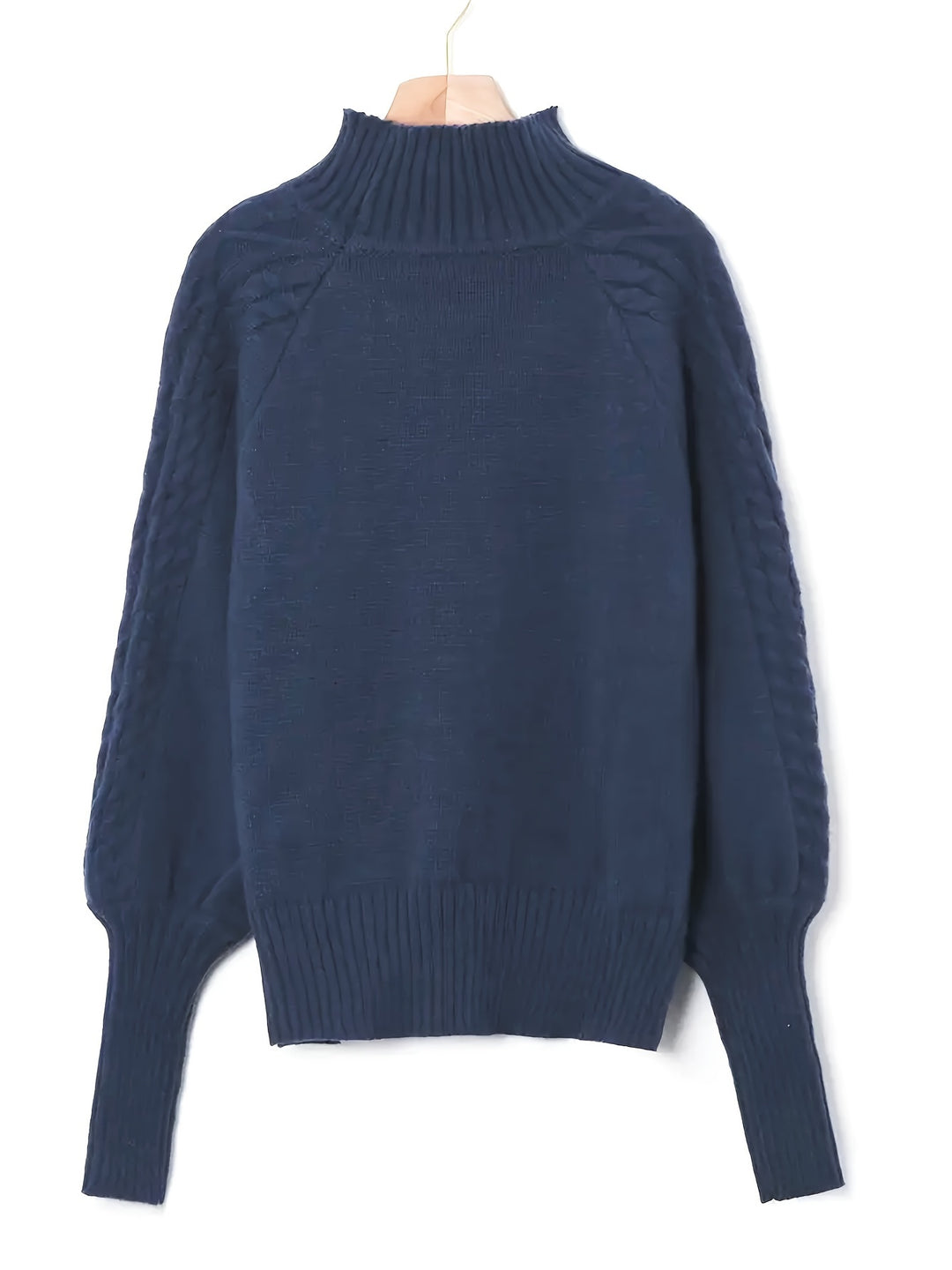 Cozy Fall Sweater for Women with Half-high Collar Pullover