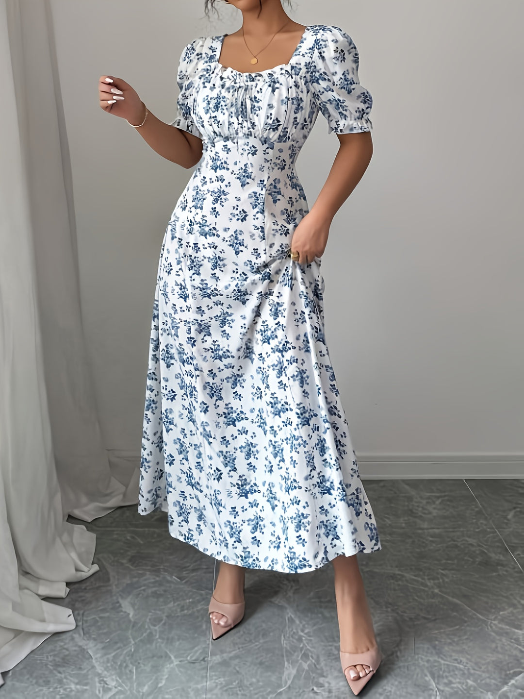 Monica | Women's Floral Maxi Dress