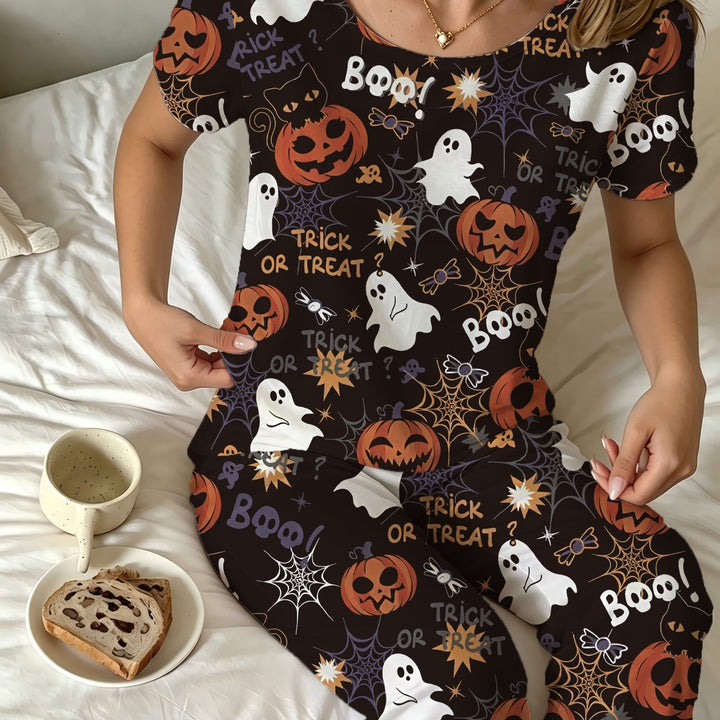 Wynn | Women's Halloween Cotton Pajama Set