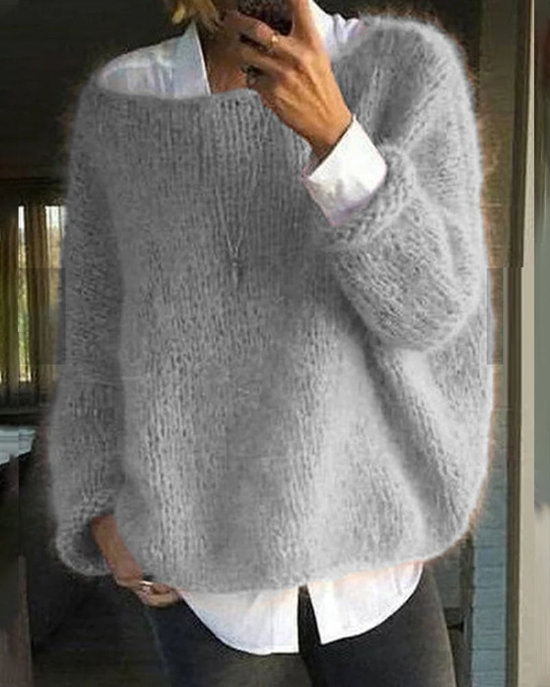 Oriana | Women Oversized Batwing Knit Sweater