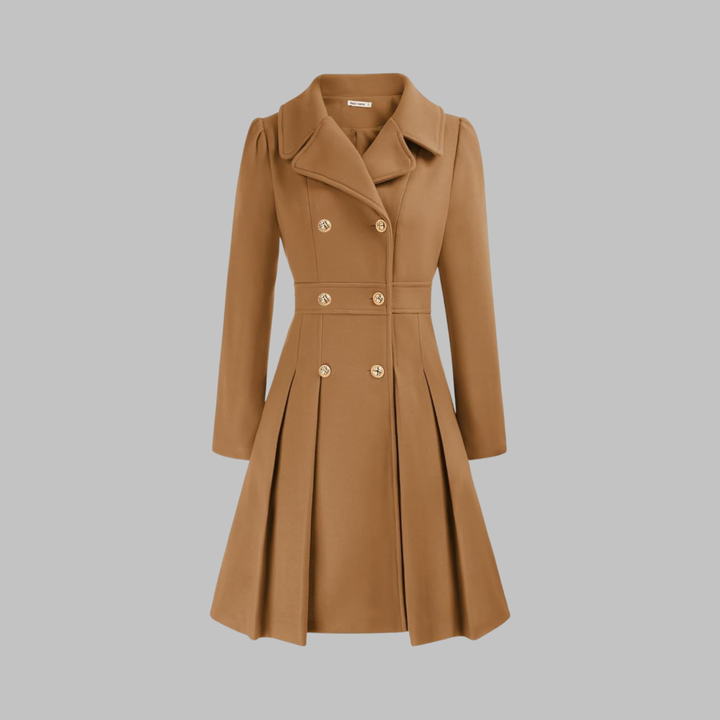 Dami | Women's Fit and Flare Double-Breasted Coat