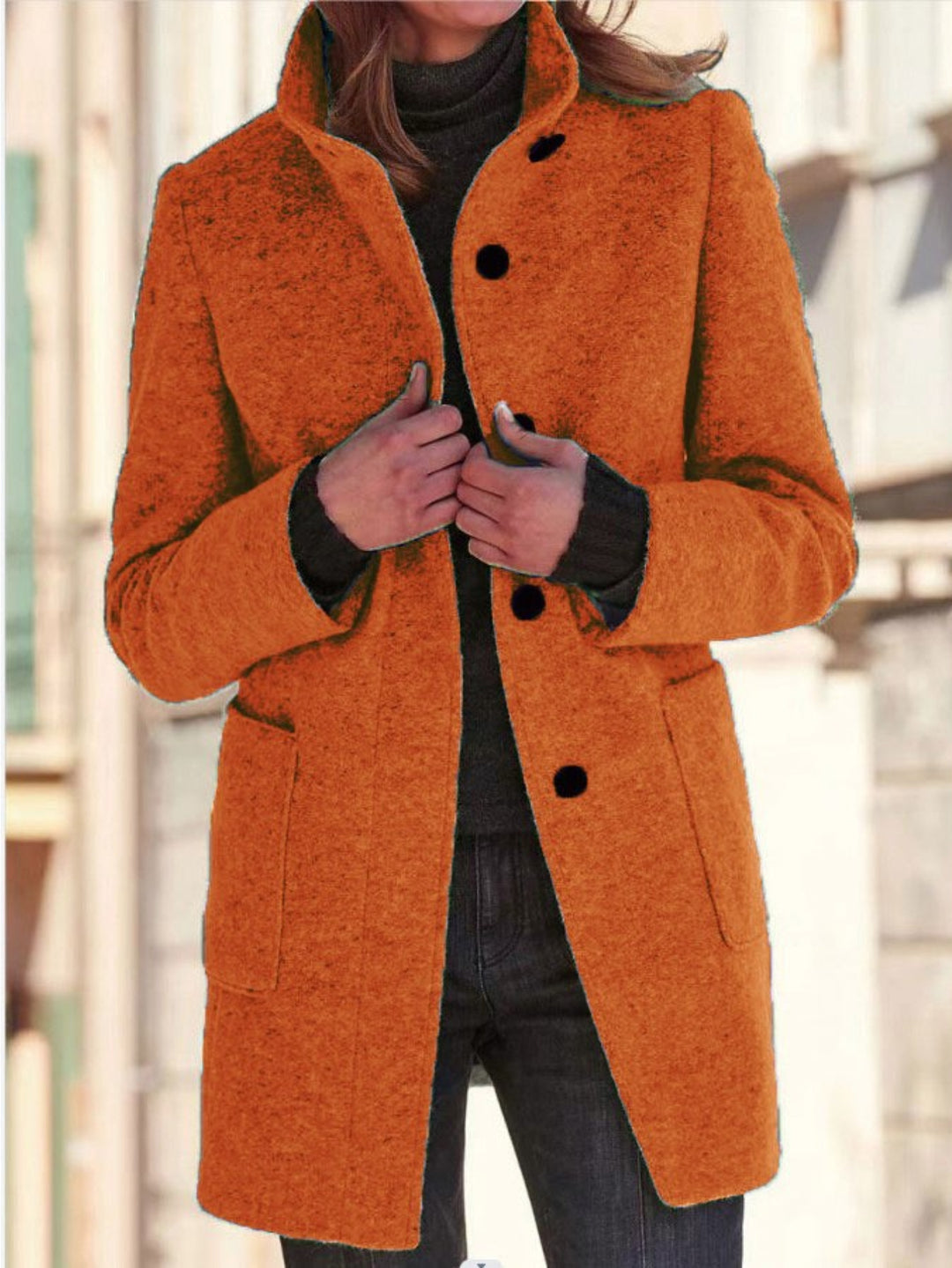 Dixie | Women's Collared Pockets Office Coat