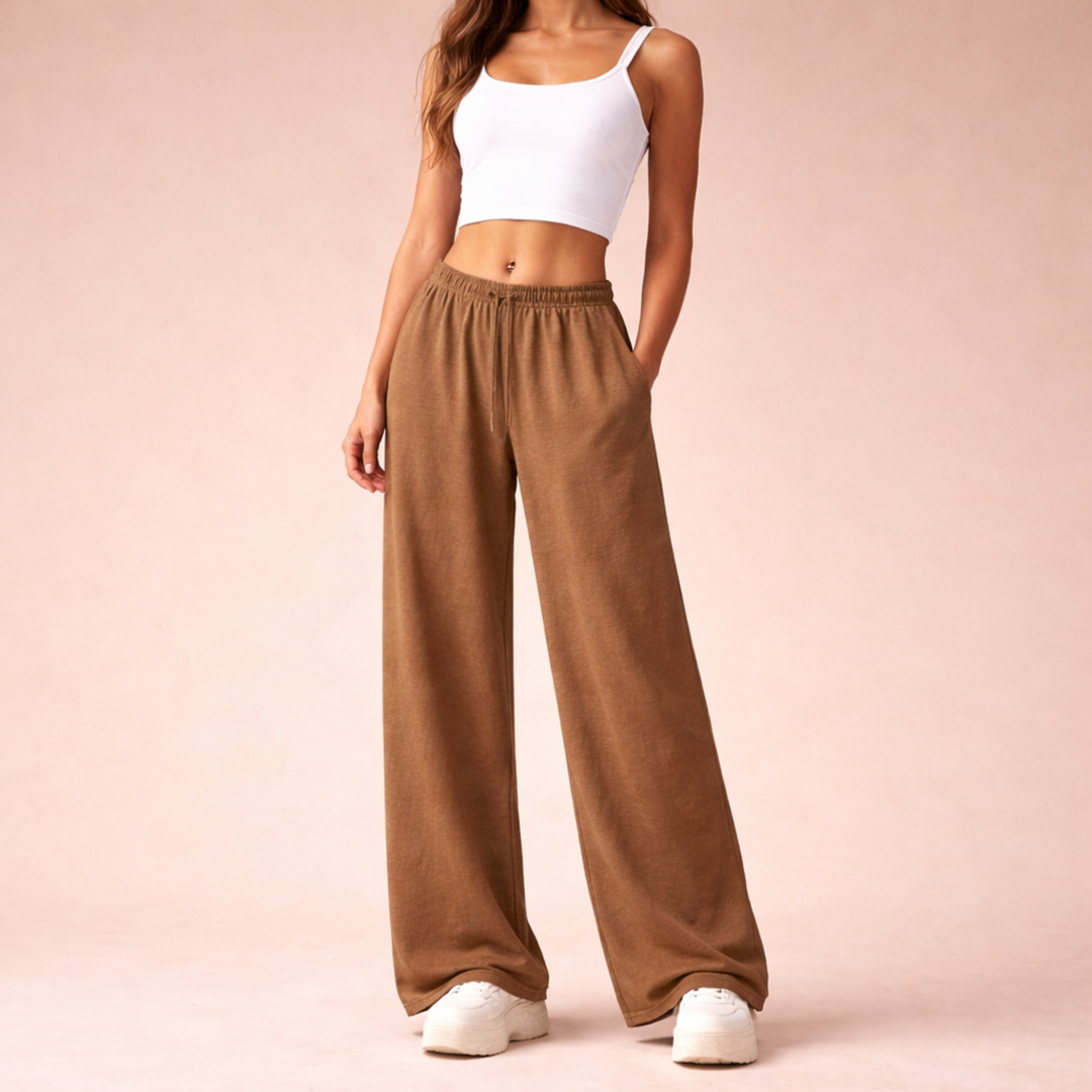 Vellamo | Women Relaxed Wide Leg Sweatpants