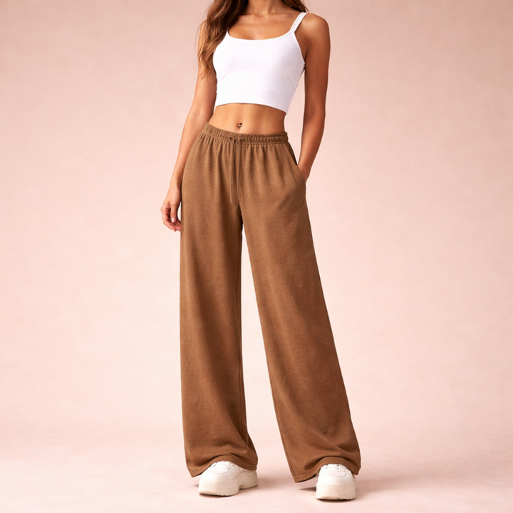 Vellamo | Women Relaxed Wide Leg Sweatpants