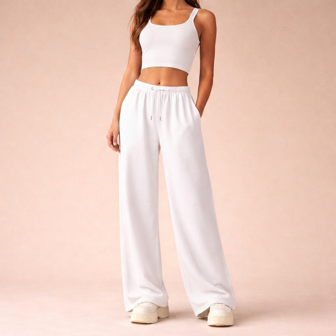 Vellamo | Women Relaxed Wide Leg Sweatpants