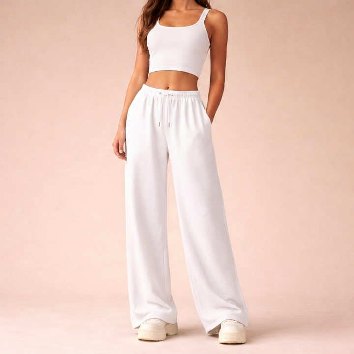 Vellamo | Women Relaxed Wide Leg Sweatpants