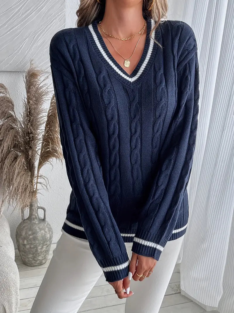 Hypatia | Women Cable Knit Sweater