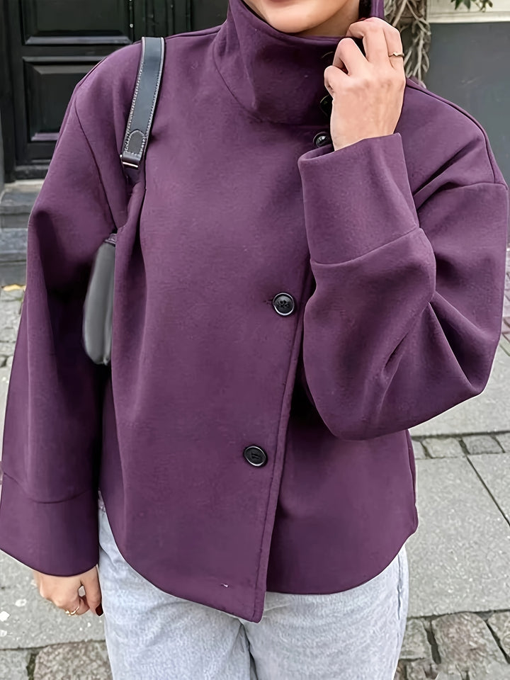 Willow | Women's Long Sleeve Button Front Casual Coat