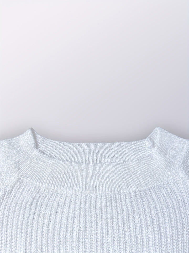 Cozy Camel Fall Sweater for Women with Off Shoulder Breton