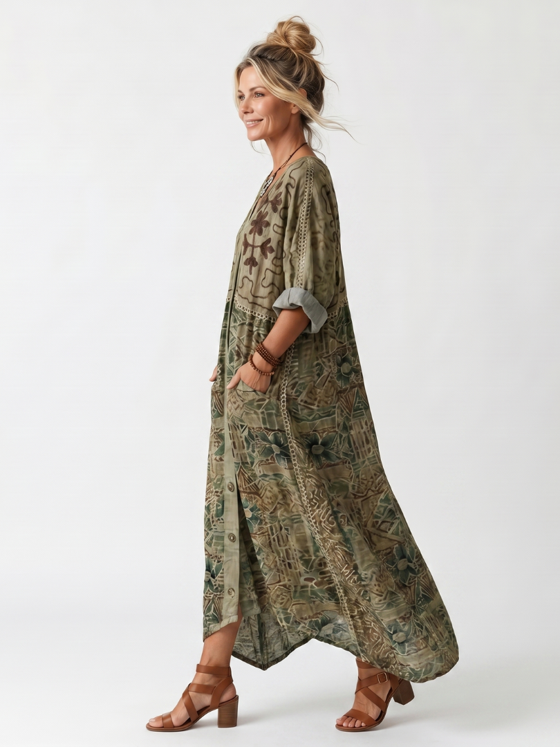Estella | Women Boho Oversized Maxi Dress