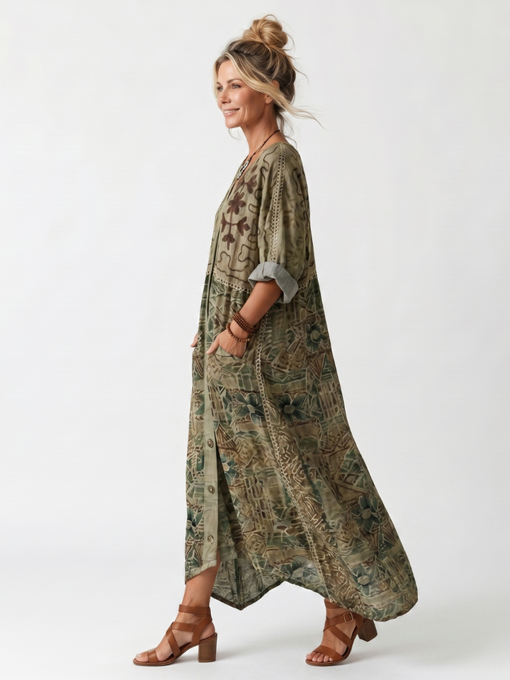 Estella | Women Boho Oversized Maxi Dress