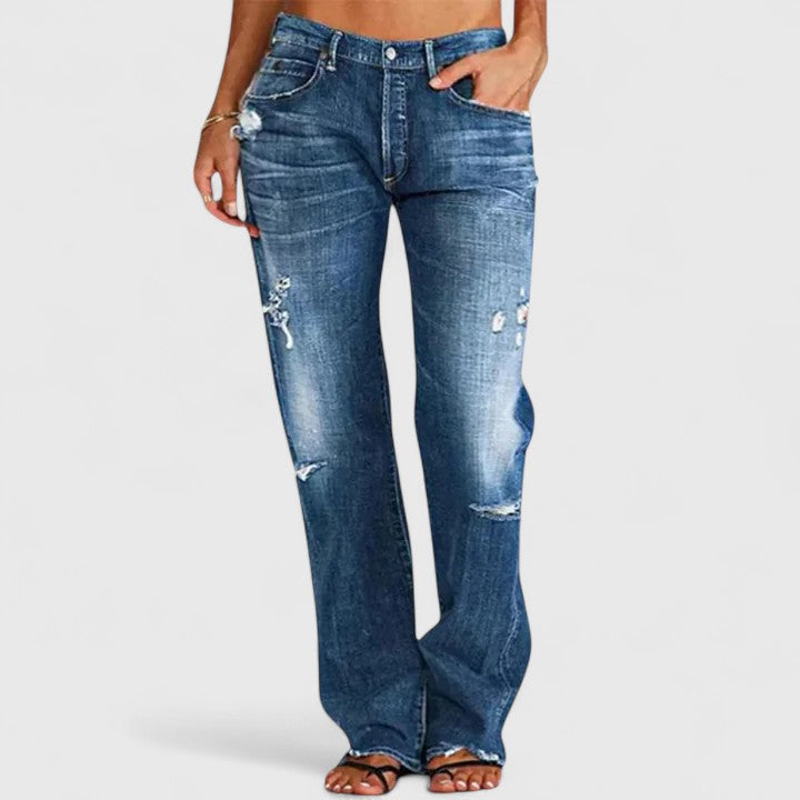 Nova | Women's Denim Wide Leg Casual Relaxed Jeans