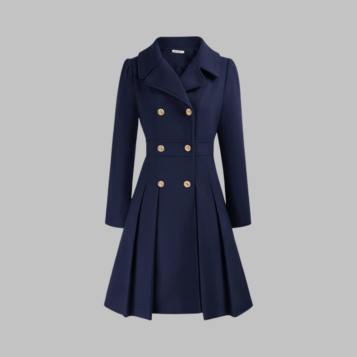 Dami | Women's Fit and Flare Double-Breasted Coat