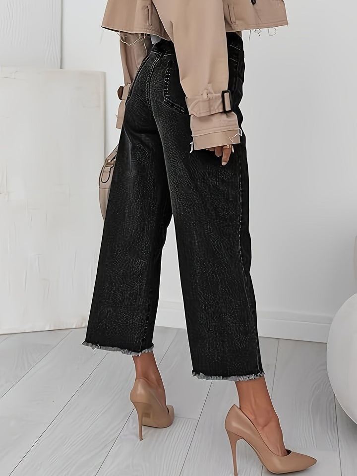 Kathleen | Women's Denim Straight Leg Casual Relaxed Jeans