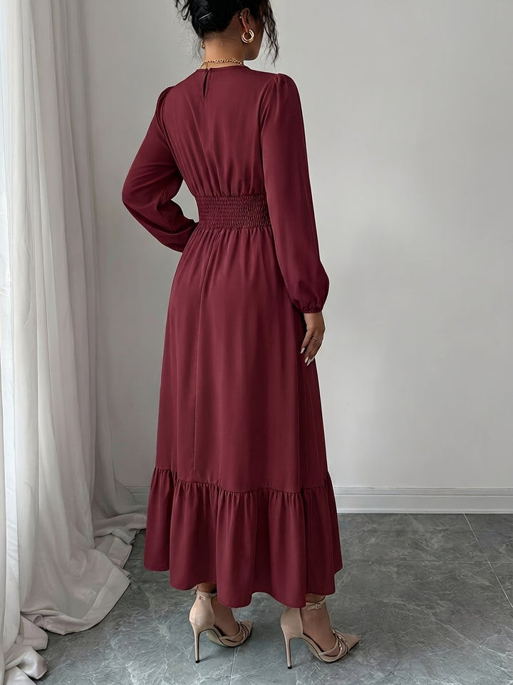 Esme | Women's Wedding Guest Smocked Maxi Dress