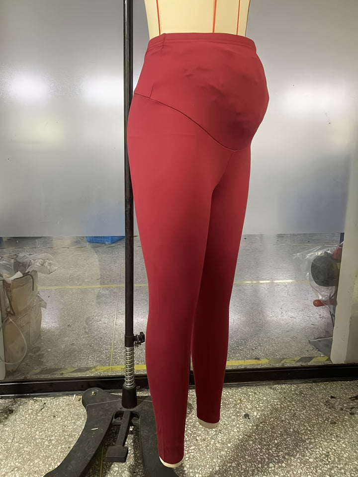 Stylish Black Knit Maternity Pants for Women with Casual Style