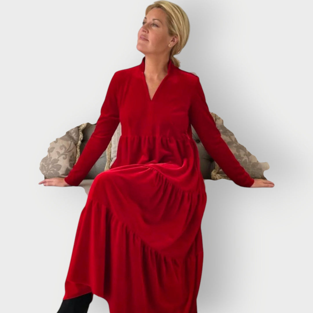 Aneira | Women Velvet Holiday Dress