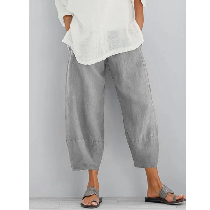 Stylish Linen Pants for Women with Plus Size Flowy Work Style