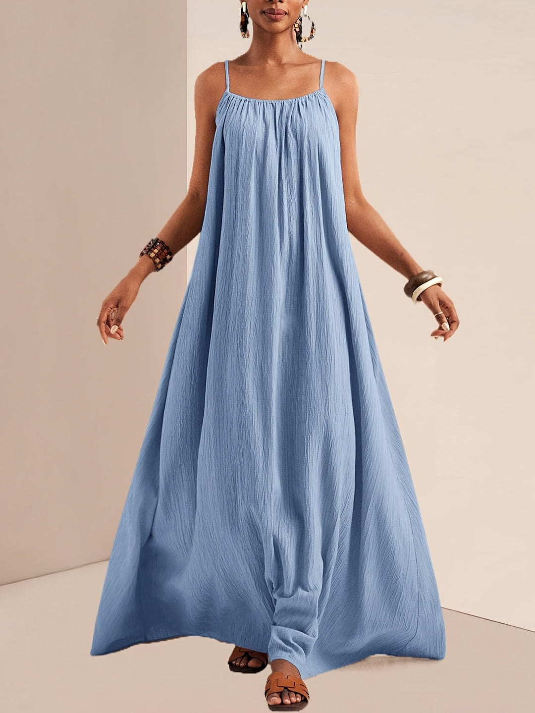 Parker | Women's Spaghetti Strap Gauze Maxi Dress