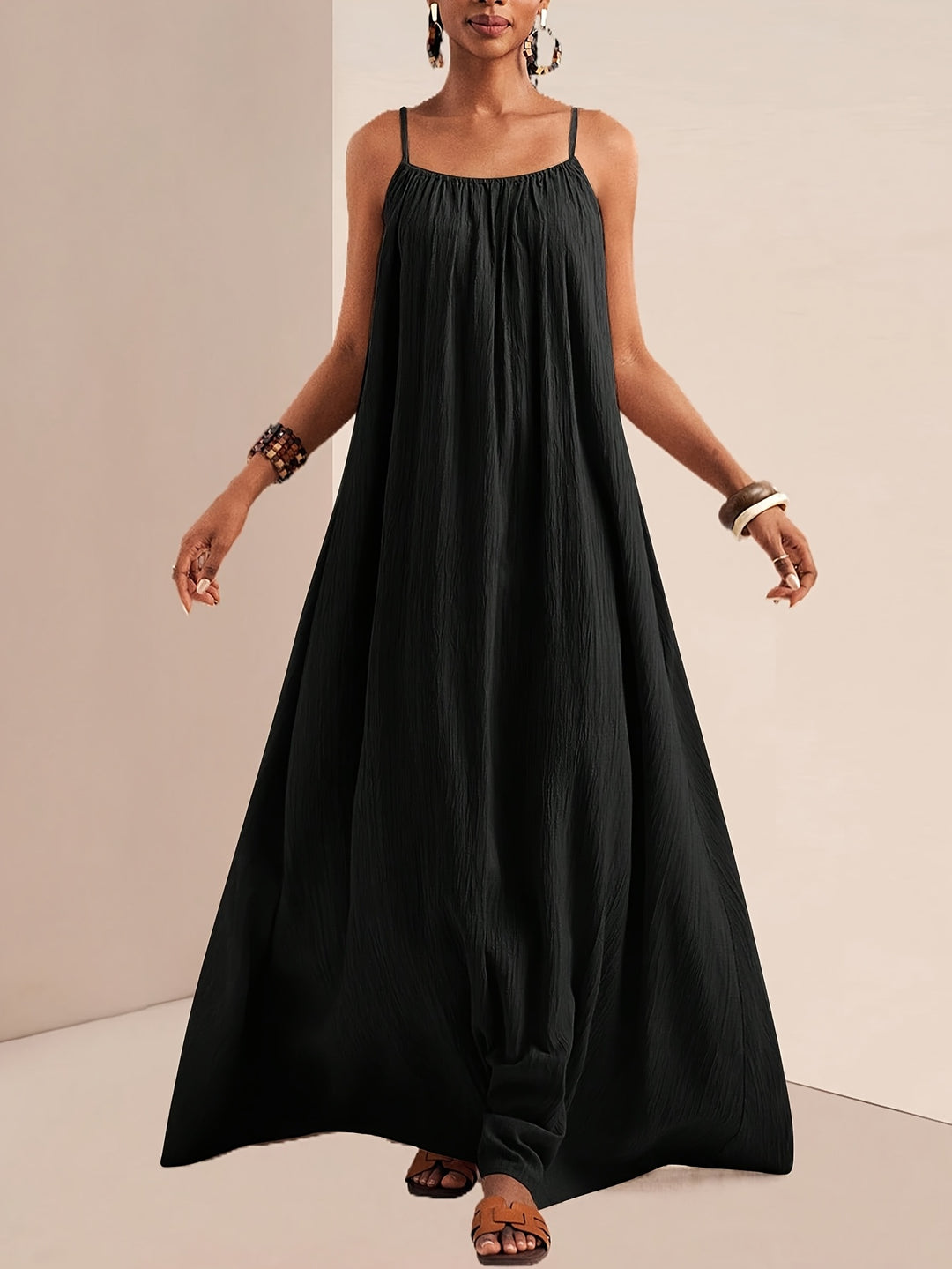 Parker | Women's Spaghetti Strap Gauze Maxi Dress