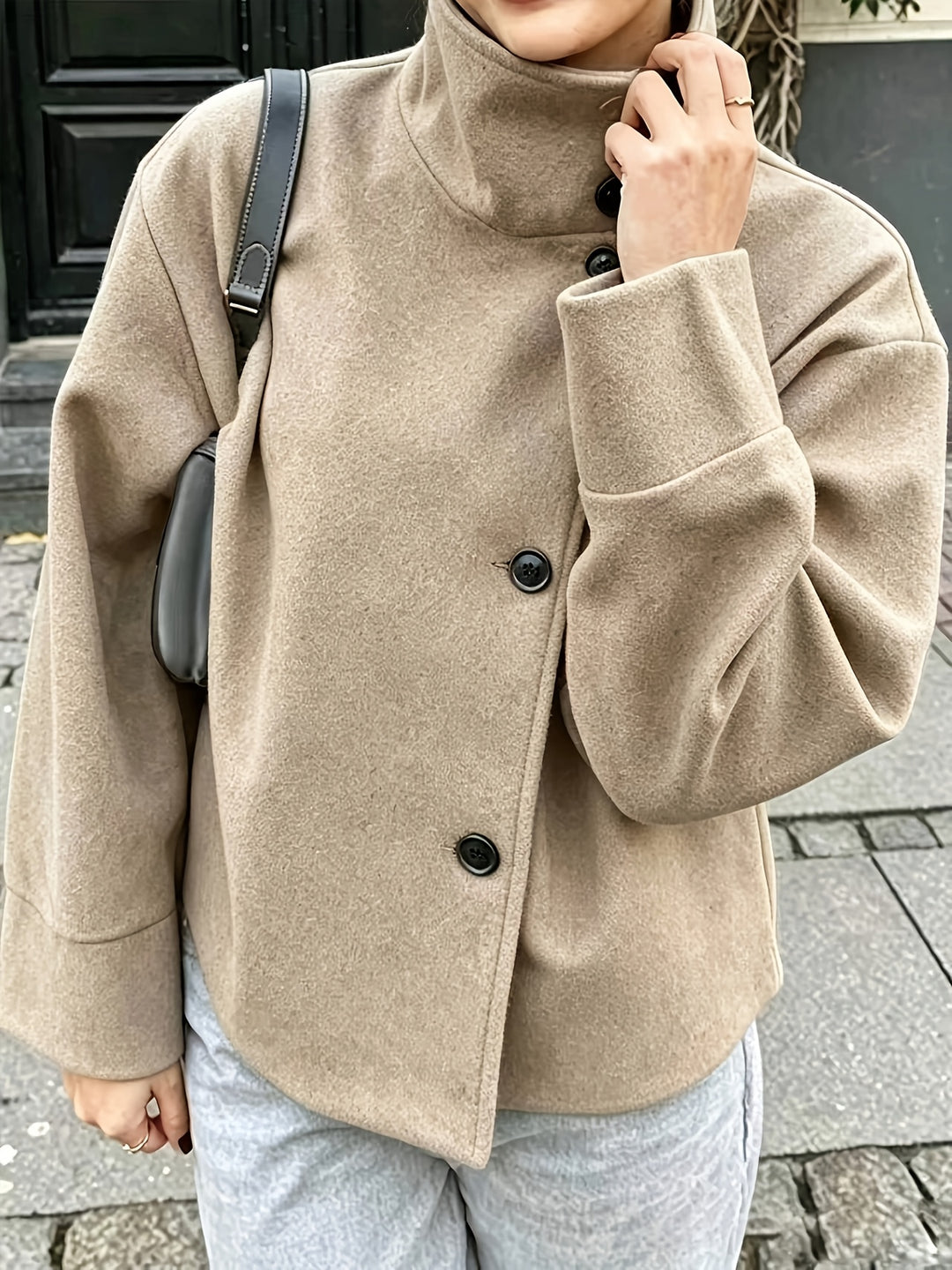 Willow | Women's Long Sleeve Button Front Casual Coat